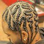 Men cornrows