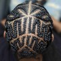 Men cornrows