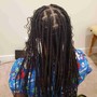 Natural Braids with side shave