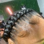 Braiding Ponytail