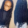 Bohemian box braids