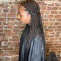 Medium knotless Braids (Bra length)