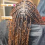 Small knotless Braids, Tree Braids