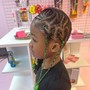 Kids braids w/ext