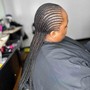 small Feed in Braids (all back)