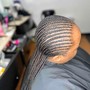 small Feed in Braids (all back)