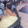 Sleek Braid Ponytail