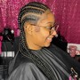 8 Feed-in cornrows