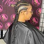 8 Feed-in cornrows