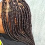 Knoteless Box Braids ( Medium)