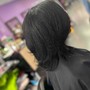 Silk press & bob cut