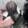 Half Small Feed / Half Marley Twist (Waist Length )