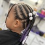 5-9yrs old-Kids Natural Braids (MEDIUM)