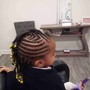 Natural Braids with side shave