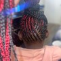 Ponytail(s) with beads