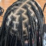 Knotless Braids Touch Up (Medium)