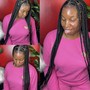 Large Knotless Individual Braids