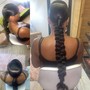 Stitch braid ponytail