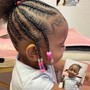 Kid's Sewn ponytail