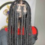 Small Boho Knotless Braids