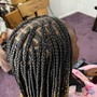 Jumbo knotless Braids thigh length