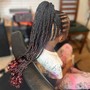 Kid's Cornrows (extension/weave)