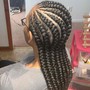 2 feed In Braids