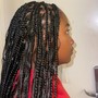 Extra small  knotless/ box Braids