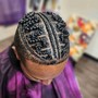 Cornrows w/Crochet back