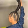 Stitch braided ponytail 10