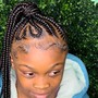 Kids knotless braids with extensions