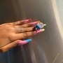 Full set acrylic overlay