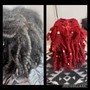 Loc Re-Twist (Top of Head) w/ 2Strands (ABOVE THE NECK)