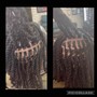 Loc Re-Twist (Pass Shoulders) w/ 2Strands