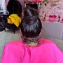 Lace frontal ponytail