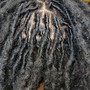 interlocing dreads (starting at ear length)