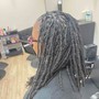 Short to medium length retwist