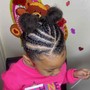 Small Feedin ponytail Braids but length