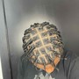 Pre braided Crochet with individual braids at the top