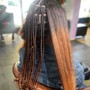 Natural box braids