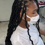 Kids large knotless Braids