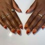 Chrome French Manicure + Structured Base