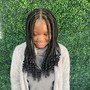 Small Box Braids Mid Back length