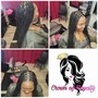 Pin ups for box braids, crochet ,twist