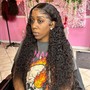 Lace frontal wig construction