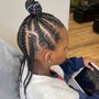 Kid's Braids basic cornrrows