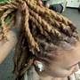 Bleached locs touchup