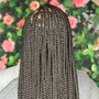 Goddess knotless Braids