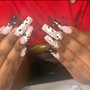 Long Acrylic full set