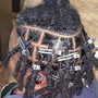 Comb out locs